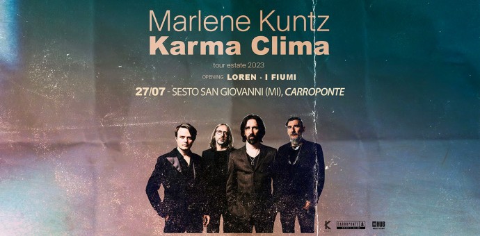 Marlene Kuntz: giovedi' 27 luglio live al Carroponte